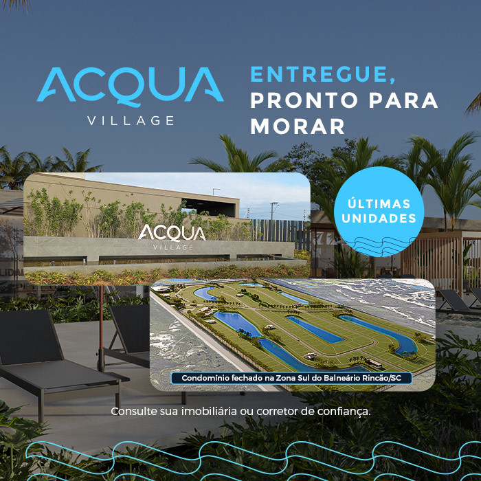 ACQUA VILLAGE ENTREGUE, PRONTO PARA MORAR - Milenium Incorporadora